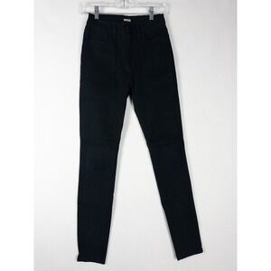 BDG Jeans Womens Size 4‎ Black Dark Wash Denim Cotton Spandex Blend